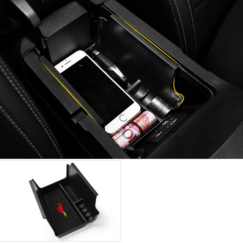 QHCP Car Armrest Box Center Secondary Storage Box Glove Container Tray Stowing Tidying Clapboard Organize For Ford Mustang 15-20
QHCP Car Armrest Box Center Secondary Storage Box Glove Container Tray Stowing Tidying Clapboard Organize For Ford Mustang 15-20