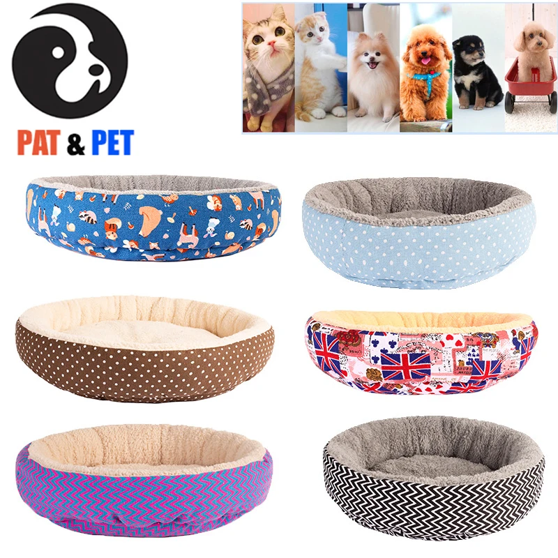 Printed Canvas , Shumian lint , PP cotton , Circular Pet Bed For Cats or Dogs 3 Size in 34 / 45 / 60 * 10 CM
Printed Canvas , Shumian lint , PP cotton , Circular Pet Bed For Cats or Dogs 3 Size in 34 / 45 / 60 * 10 CM