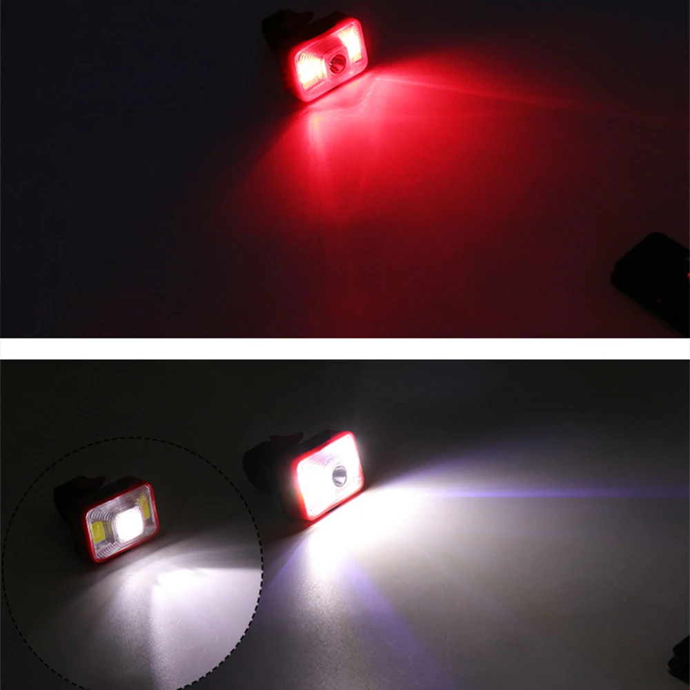 Rechargeable LED Headlamp 5 Lighting Modes Headlight Working Lamp Red light + white light For outdoor activities at night
Rechargeable LED Headlamp 5 Lighting Modes Headlight Working Lamp Red light + white light For outdoor activities at night