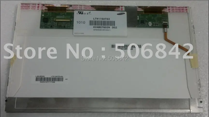 11.6"inch laptop LED screen LTN116AT03 LTN116AT01 B116XW02 N116B6-L02 LP116WH1 TLA1
11.6"inch laptop LED screen LTN116AT03 LTN116AT01 B116XW02 N116B6-L02 LP116WH1 TLA1
