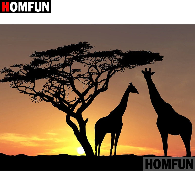 HOMFUN 5D DIY Diamond Painting Full Square/Round Drill "Tree giraffe" 3D Embroidery Cross Stitch gift Home Decor A01980
HOMFUN 5D DIY Diamond Painting Full Square/Round Drill "Tree giraffe" 3D Embroidery Cross Stitch gift Home Decor A01980