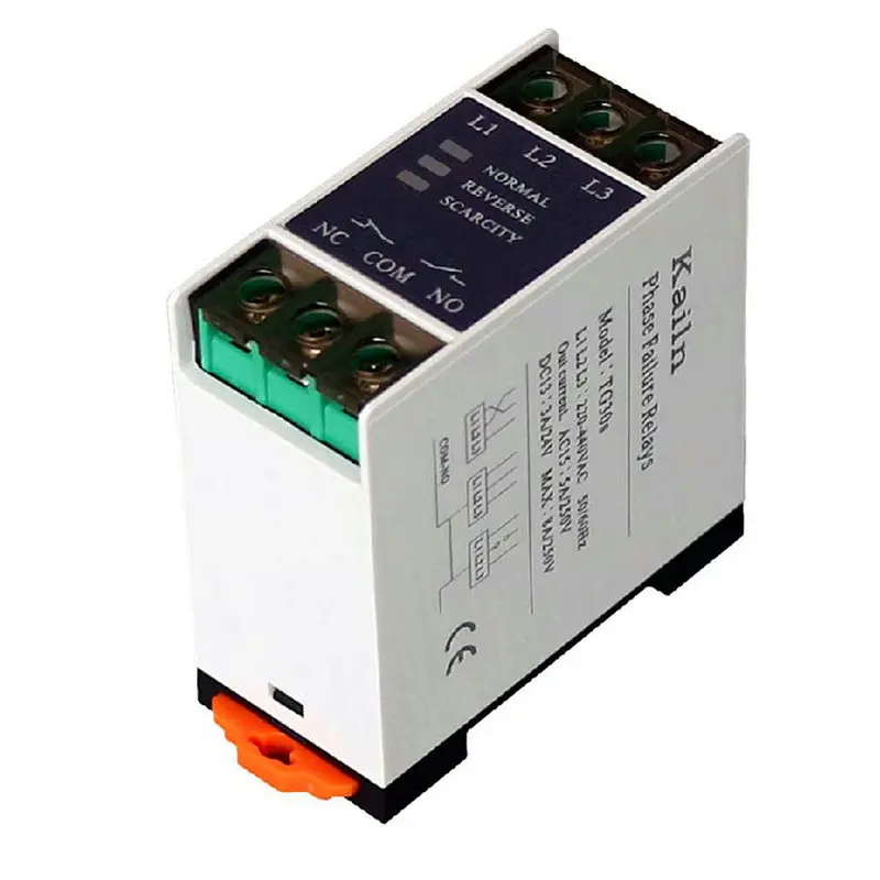Kailn TG30s L1 L2 L3 220v-440v AC Solid State Relays Phase Failure Relays Special for Elevator
Kailn TG30s L1 L2 L3 220v-440v AC Solid State Relays Phase Failure Relays Special for Elevator