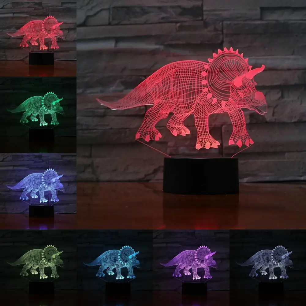 Новинка, 3D лампа, иллюзия, ночник, светодиодная лампа USB RGB, разноцветный динозавр, стегозавр, детские подарки, Рождество
Новинка, 3D лампа, иллюзия, ночник, светодиодная лампа USB RGB, разноцветный динозавр, стегозавр, детские подарки, Рождество
