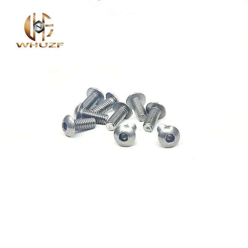 5pcs M6*60/65/70/80/90/100 mm Stainless Steel 304 Round Head Screws Mushroom Hexagon hex Socket Button Head Screw Bolt
5pcs M6*60/65/70/80/90/100 mm Stainless Steel 304 Round Head Screws Mushroom Hexagon hex Socket Button Head Screw Bolt