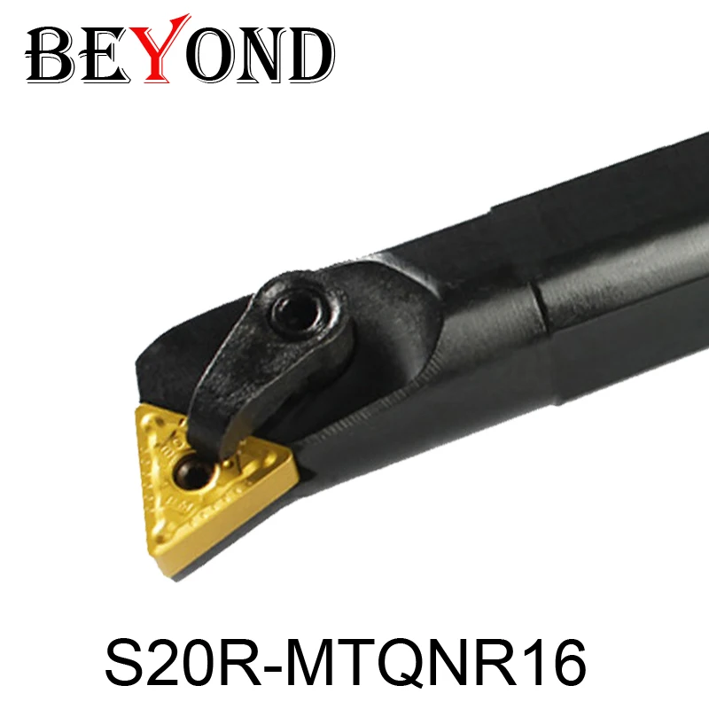 BEYOND 20mm MTQNR MTQNL S20R-MTQNR16 S20R-MTQNL16 Internal Turning Tool Holder Lathe Cutter Tools Holder CNC Carbide Inserts
BEYOND 20mm MTQNR MTQNL S20R-MTQNR16 S20R-MTQNL16 Internal Turning Tool Holder Lathe Cutter Tools Holder CNC Carbide Inserts