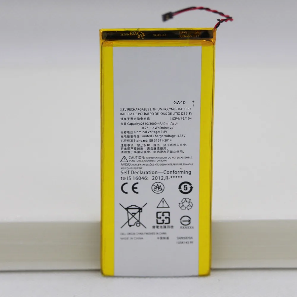 10pcs/lot Cellphone Battery GA40 For Motorola Moto G4/G4 Plus XT1625 XT1622 XT1644 XT1643 GA40 3000mah Phone Lithium Battery
10pcs/lot Cellphone Battery GA40 For Motorola Moto G4/G4 Plus XT1625 XT1622 XT1644 XT1643 GA40 3000mah Phone Lithium Battery