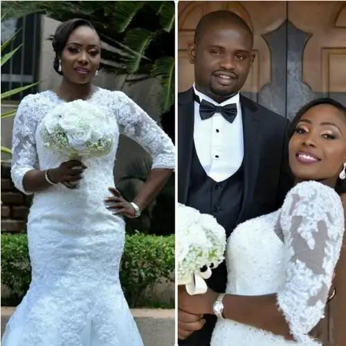 Женское свадебное платье с юбкой годе, кружевное платье с коротким рукавом и шлейфом, платье невесты в африканском стиле, 2020
Женское свадебное платье с юбкой годе, кружевное платье с коротким рукавом и шлейфом, платье невесты в африканском стиле, 2020