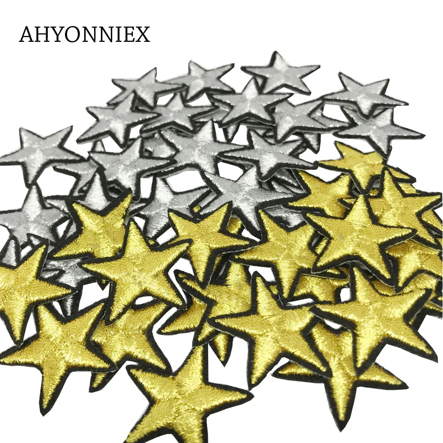 10 PCS Golden Silver Star Patches Iron on Badges Stripes Metal Wires Patch Clothes Appliques Sewing Embroidery Cute Stickers
10 PCS Golden Silver Star Patches Iron on Badges Stripes Metal Wires Patch Clothes Appliques Sewing Embroidery Cute Stickers
