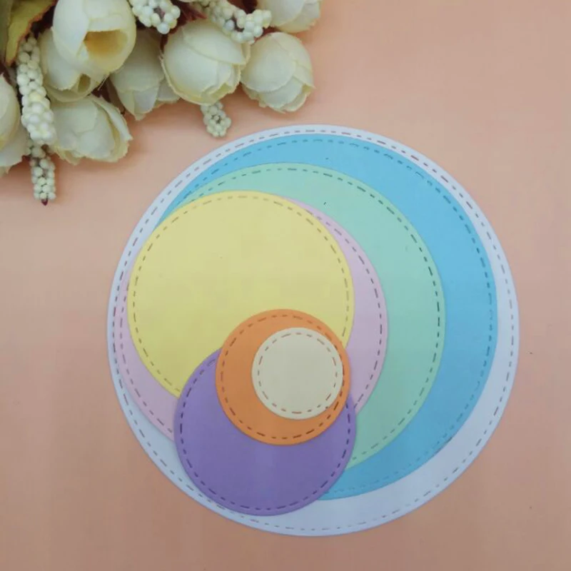 8pcs 12cm Big size Stitched Circle Round Metal Cutting Dies Punch Knife for DIY Scrapbooking/Card Making Decoration Supplies
8pcs 12cm Big size Stitched Circle Round Metal Cutting Dies Punch Knife for DIY Scrapbooking/Card Making Decoration Supplies