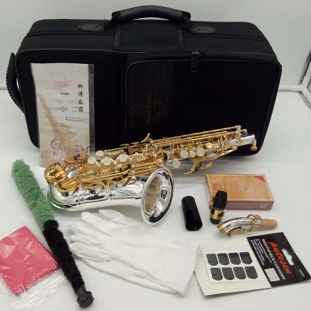 Изогнутый саксофон сопрано SC9937, серебряный Sax, изогнутый, искусственные музыкальные инструменты, профессиональный чехол в комплекте
Изогнутый саксофон сопрано SC9937, серебряный Sax, изогнутый, искусственные музыкальные инструменты, профессиональный чехол в комплекте