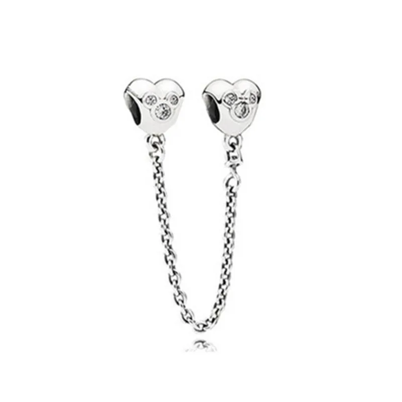 Authentic 925 Sterling Silver Bead Cartoon Mouse Safety Chain Charm Fit Original Europe Bracelets DIY Charms Jewelry
Authentic 925 Sterling Silver Bead Cartoon Mouse Safety Chain Charm Fit Original Europe Bracelets DIY Charms Jewelry