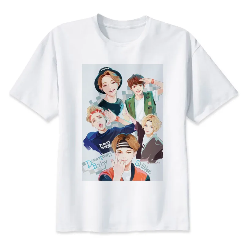 shinee kpop New Printed T-shirt Men Fashion Cotton Tee White Funny T shirt Cotton Tops Hipster Clothing y2132
shinee kpop New Printed T-shirt Men Fashion Cotton Tee White Funny T shirt Cotton Tops Hipster Clothing y2132