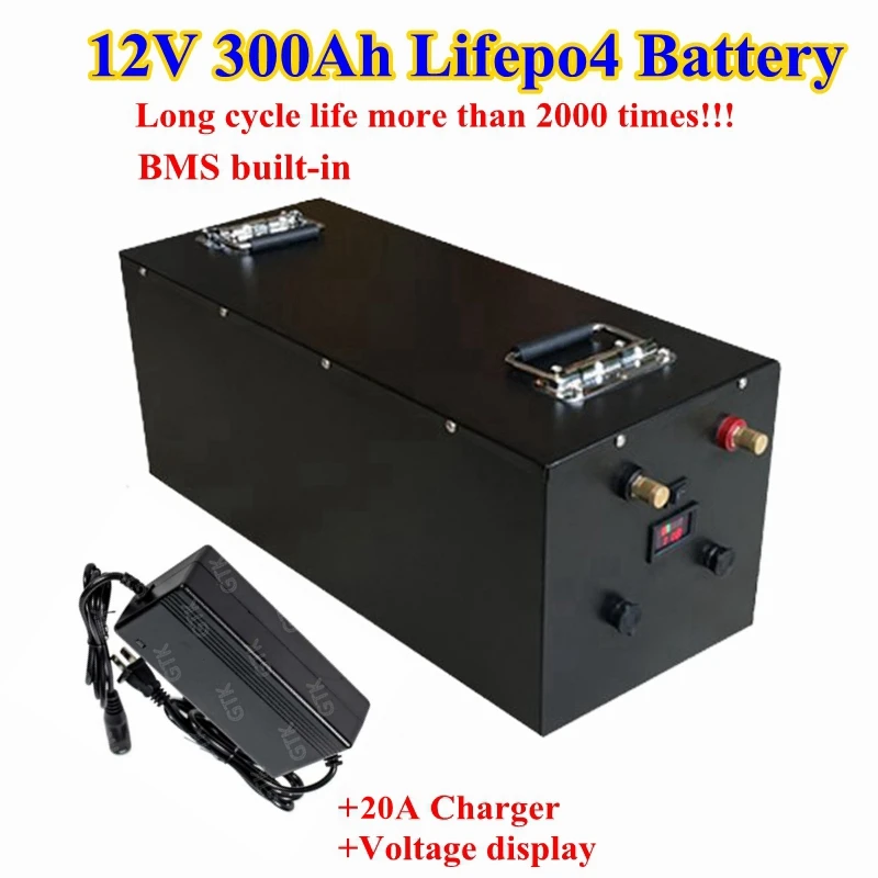 12V 300Ah 400Ah Lifepo4 литиевая батарея с BMS для RV caravan солнечная система яхты AGV солнечная панель хранение энергии + зарядное устройство 20A
12V 300Ah 400Ah Lifepo4 литиевая батарея с BMS для RV caravan солнечная система яхты AGV солнечная панель хранение энергии + зарядное устройство 20A