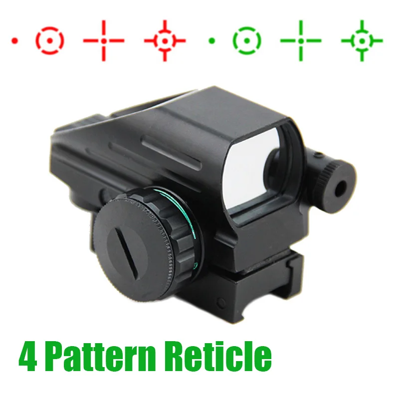 Tactical Multi Reticle Red and Green Dot Scope 4 Pattern Reticle Hunting Rifle Scope with Red Laser
Tactical Multi Reticle Red and Green Dot Scope 4 Pattern Reticle Hunting Rifle Scope with Red Laser