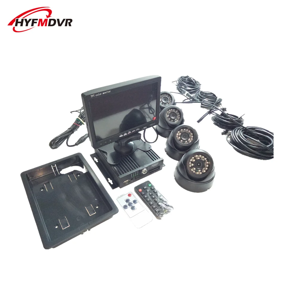 

School bus DVR integrated vehicle monitoring system 720P full set of air head interface equipment NTSC/PAL standard