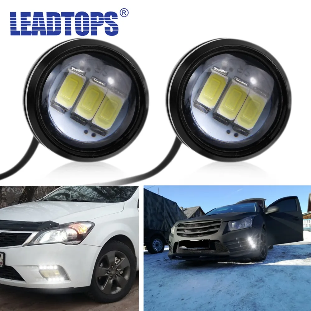 2pcs DRL LED Daytime Running Lights Eagle Eye Lamps Backup Reversing 5630 SMD Waterproof Universal Motorcycle CE
2pcs DRL LED Daytime Running Lights Eagle Eye Lamps Backup Reversing 5630 SMD Waterproof Universal Motorcycle CE