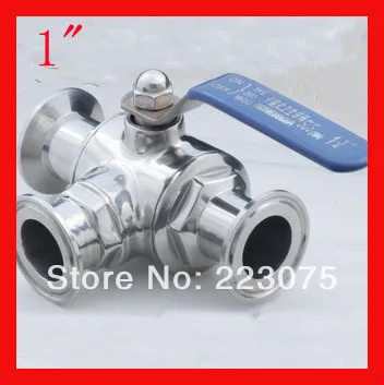 New arrival 1" SS304 Stainless steel T/L port three way clamp Manual quick install ball valve Tube Fitting Homebrewing & Beer
New arrival 1" SS304 Stainless steel T/L port three way clamp Manual quick install ball valve Tube Fitting Homebrewing & Beer