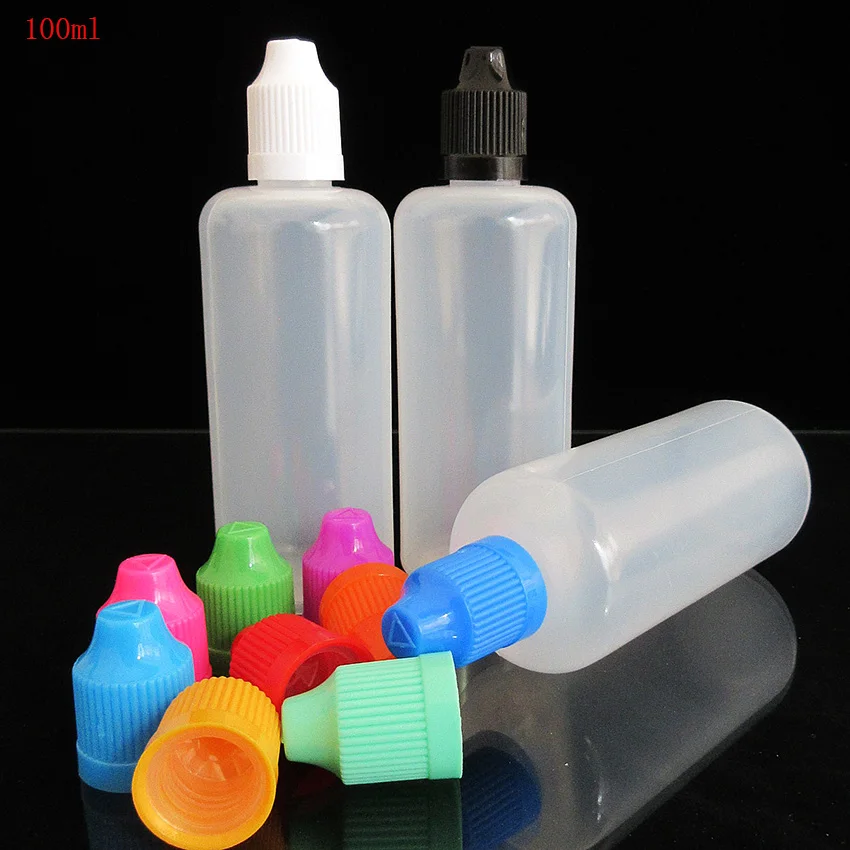 5 шт. пластиковые бутылочки пипетки для жидкости 100 мл|Многоразовые бутылки| |
