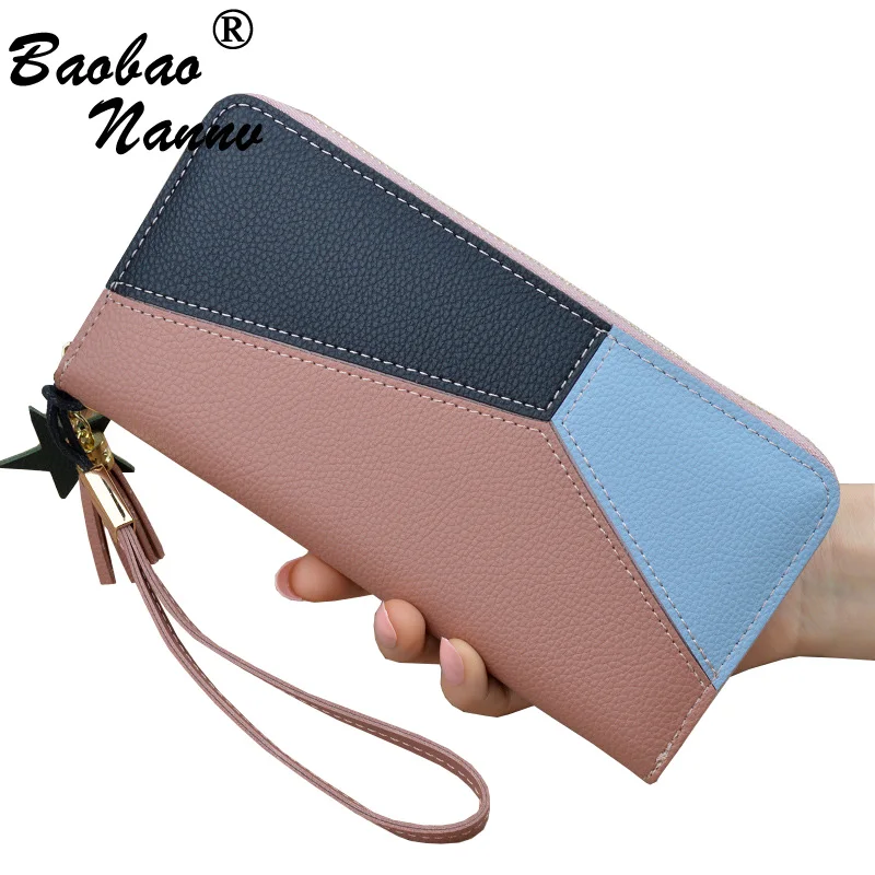 Women Handbag with Star Wristband New Patchwork Long Clutch Wallet Large Capacity Wallets Phone Pocket Card Holder Lady Purses
Women Handbag with Star Wristband New Patchwork Long Clutch Wallet Large Capacity Wallets Phone Pocket Card Holder Lady Purses