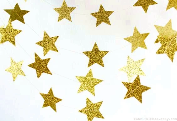 Gold Glitter Star Garland Star Banner Star Decor First Birthday Baby Shower Birthday Nursery Wedding Bridal Shower Photo Prop
Gold Glitter Star Garland Star Banner Star Decor First Birthday Baby Shower Birthday Nursery Wedding Bridal Shower Photo Prop