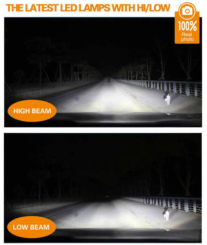 2x 55W 4500LM H4 High/Low Beam LED Headlights Lamp Motorcycle Head Lights Bulb 6500K White
2x 55W 4500LM H4 High/Low Beam LED Headlights Lamp Motorcycle Head Lights Bulb 6500K White