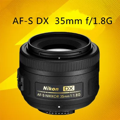 Объектив Nikon 35 1 8G Объективы Dslr AF-S Nikkor 35mm f/1 DX ленте для D3200 D3300 D3400 D5300 D5500 D5200 D90 D7100 D7200
