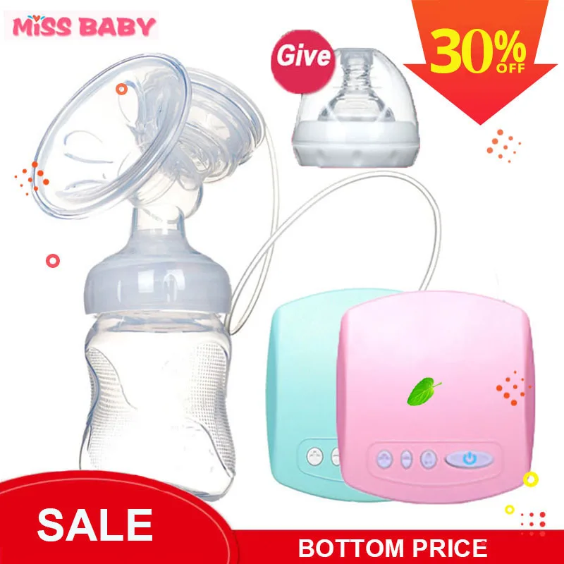 Miss Baby Electric Massage Breast Pump Feeding Bottles extractor de leche sacaleche electrico Milk Extractor|Электрические