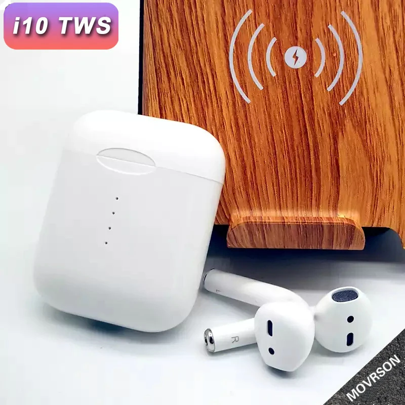 I10 TWS беспроводные наушники Bluetooth 5 0 сенсорные с зарядным устройством чехол для