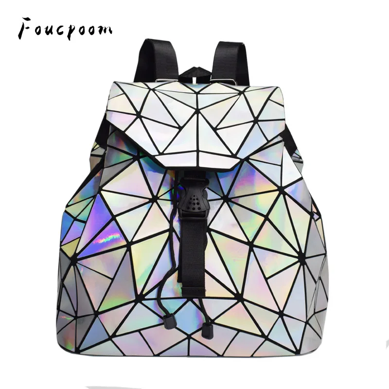 Women Laser Colorful Backpack School Hologram Geometric Fold Student School Bags For Teenage Girls holographic sac a dos New
Women Laser Colorful Backpack School Hologram Geometric Fold Student School Bags For Teenage Girls holographic sac a dos New