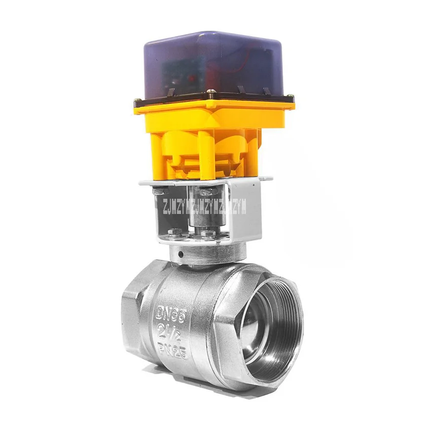 New DN65 Electric Ball Valve Copper Alloy Small Electric Ball Valve /Valve Actuator 12V/24V 1.5Mpa -0~70 Degrees 13 Seconds
New DN65 Electric Ball Valve Copper Alloy Small Electric Ball Valve /Valve Actuator 12V/24V 1.5Mpa -0~70 Degrees 13 Seconds