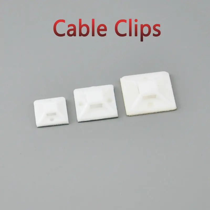 100pcs Self Adhesive Cable Tie Mounts 20*20 Car Wire Tie Clips Flat Holder Fixer Organizer Drop Adhesive Clamp White Black
100pcs Self Adhesive Cable Tie Mounts 20*20 Car Wire Tie Clips Flat Holder Fixer Organizer Drop Adhesive Clamp White Black