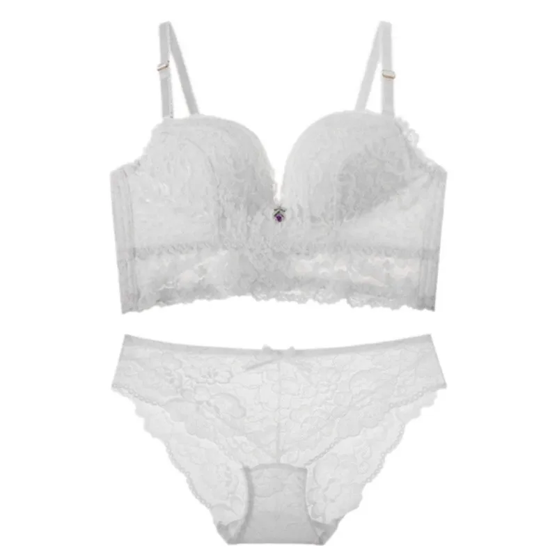 Women Underwear Set Embroidery Lace Sexy Bra Set Wire Free Push Up Bra Brief Sets B Cup Brassiere For Women Lingerie Set z1
Women Underwear Set Embroidery Lace Sexy Bra Set Wire Free Push Up Bra Brief Sets B Cup Brassiere For Women Lingerie Set z1