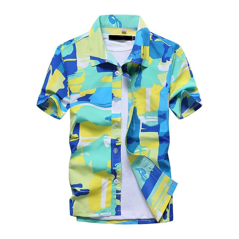 Mens Hawaiian Shirt Male Casual camisa masculina Print Beach Shirts Short Sleeve Men Clothes 2020 Summer Asian Size 5XL MY081
Mens Hawaiian Shirt Male Casual camisa masculina Print Beach Shirts Short Sleeve Men Clothes 2020 Summer Asian Size 5XL MY081