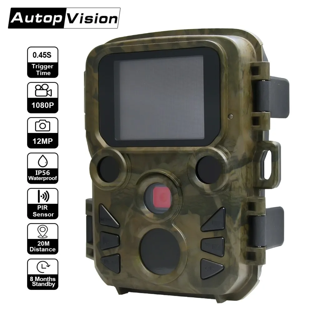 Mini Hunting Camera H501 12MP 1080P Wildlife Trail Photo Trap Camera 0.45S Fast Trigger Waterproof Night Vision Video Recorder
Mini Hunting Camera H501 12MP 1080P Wildlife Trail Photo Trap Camera 0.45S Fast Trigger Waterproof Night Vision Video Recorder