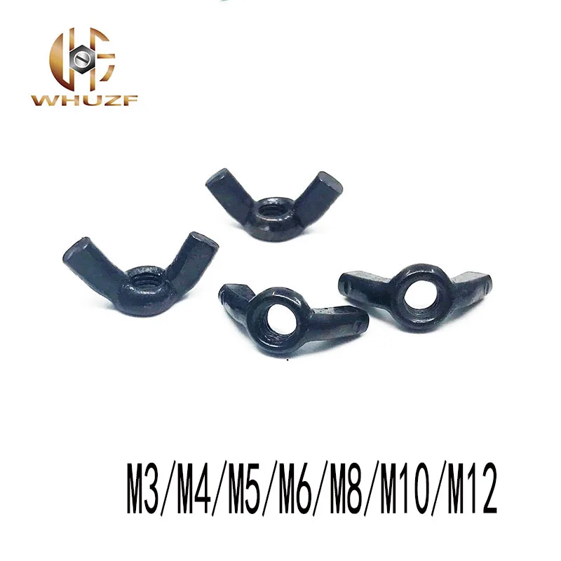 M3/M4/M5/M6/M8/M10/M12 Wing Nuts Black Butterfly Nut Hand Twist wing Nut DIN315 Steel Galvanized
M3/M4/M5/M6/M8/M10/M12 Wing Nuts Black Butterfly Nut Hand Twist wing Nut DIN315 Steel Galvanized