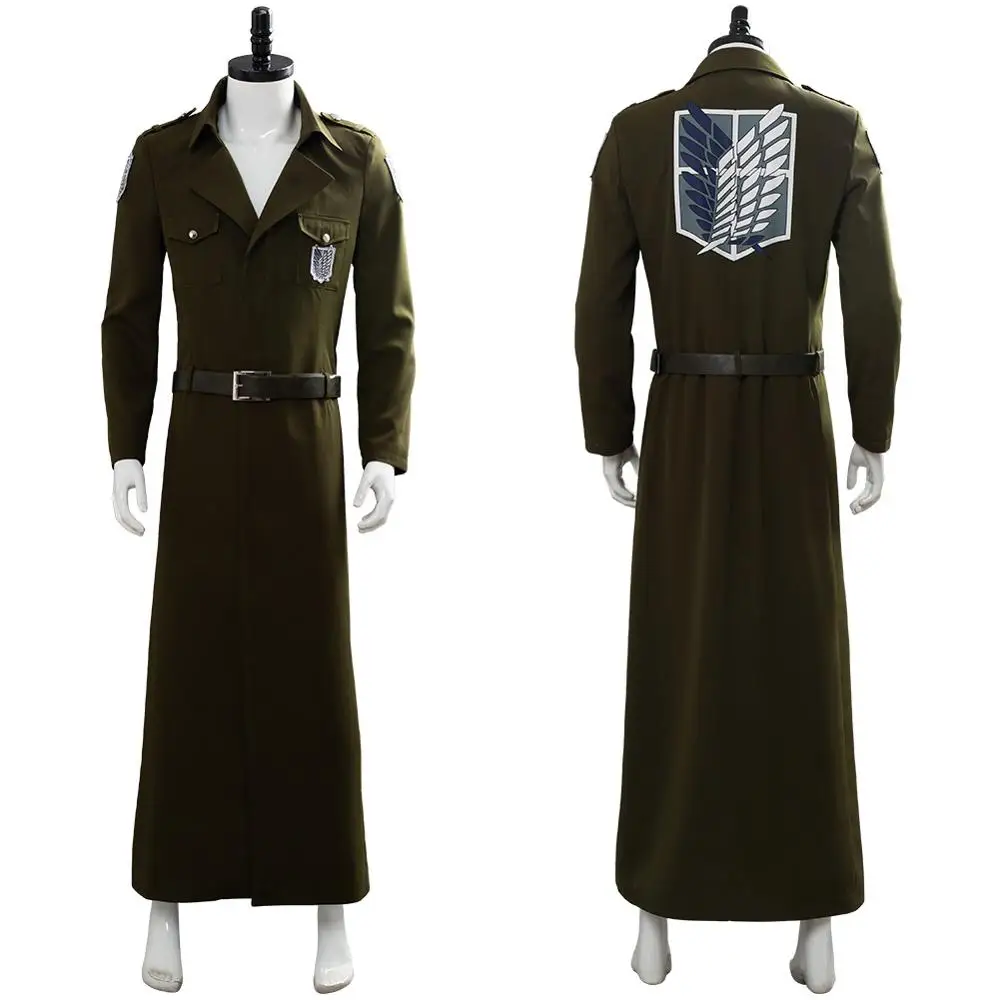 Attack on Titan Cosplay Costume Scouting Legion Soldier Officer Trench Coat Full Set Halloween Carnival Costume
Attack on Titan Cosplay Costume Scouting Legion Soldier Officer Trench Coat Full Set Halloween Carnival Costume