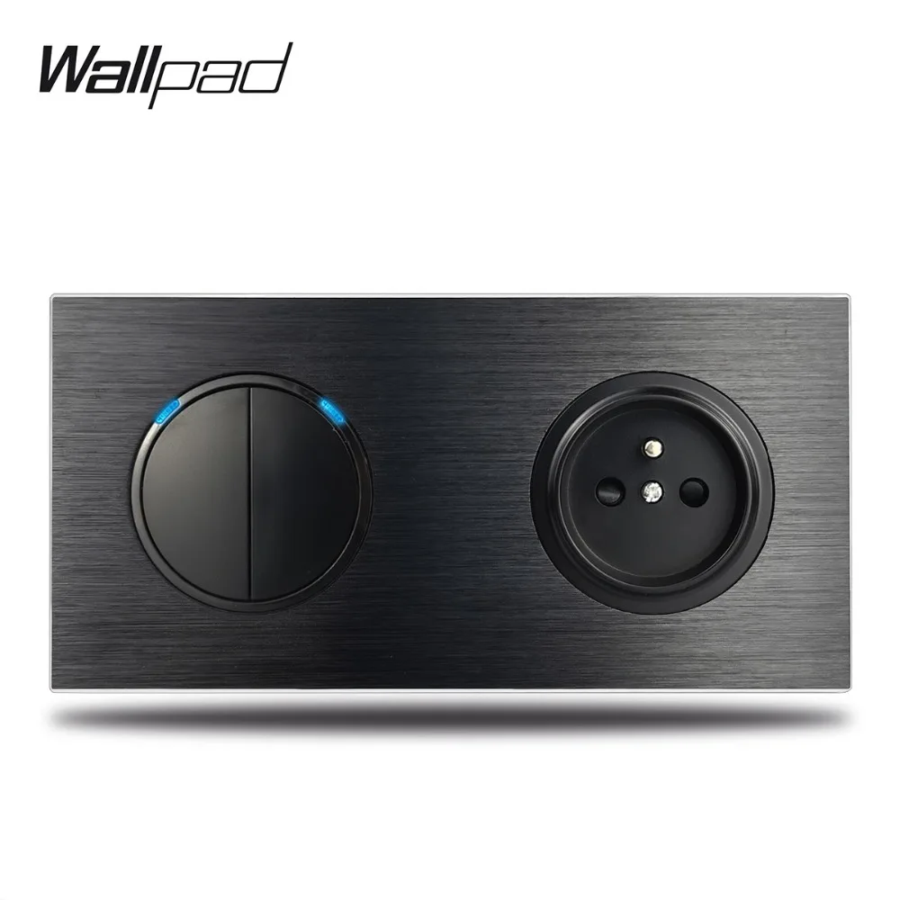 Wallpad L6 черный алюминиевый 2-позиционный переключатель с французскими стенками, электрическая розетка с двойной рамой, двойная пластина, 172*86 мм
Wallpad L6 черный алюминиевый 2-позиционный переключатель с французскими стенками, электрическая розетка с двойной рамой, двойная пластина, 172*86 мм