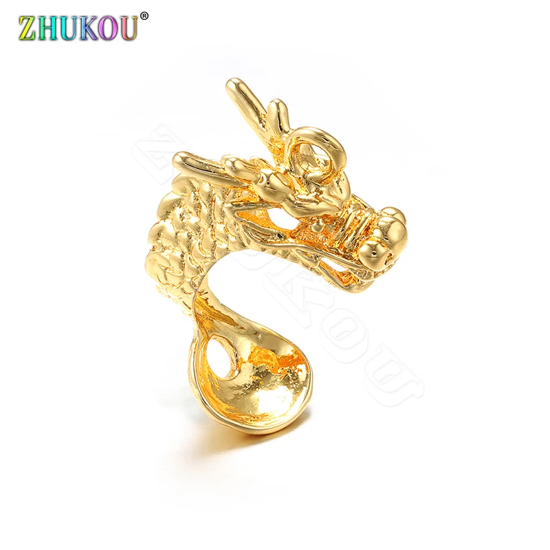 ZHUKOU New arrival animal Dragon charms Accessories for women necklace Gold color copper women's DIY Pendant jewelry making PD1
ZHUKOU New arrival animal Dragon charms Accessories for women necklace Gold color copper women's DIY Pendant jewelry making PD1
