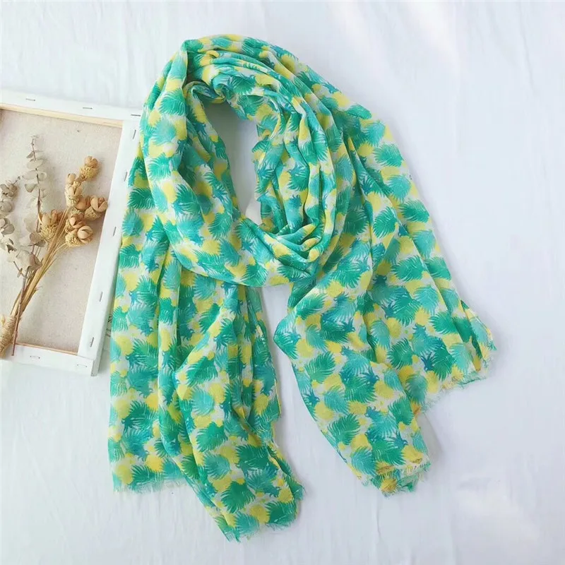 2019 Summer design scarf hot Print pineapple 1 color hijab part scarfs women scarves and shawls shimmer fashion islamic scarfs
2019 Summer design scarf hot Print pineapple 1 color hijab part scarfs women scarves and shawls shimmer fashion islamic scarfs