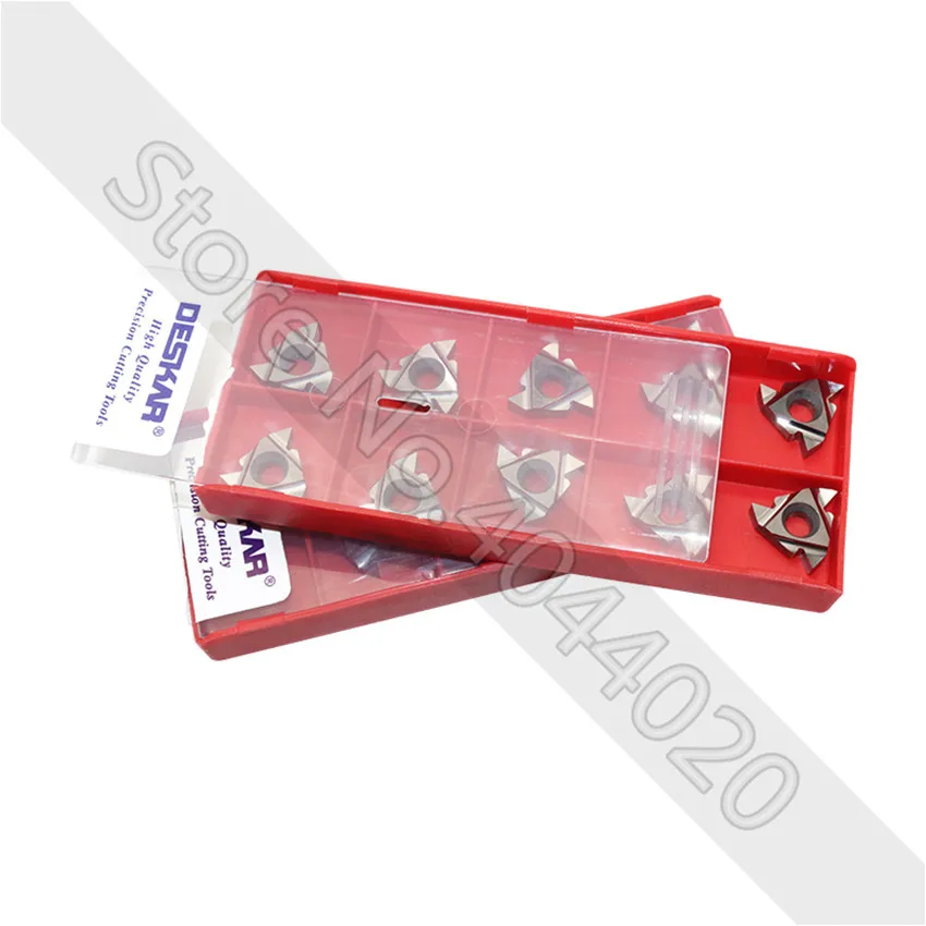10P DESKAR 16IR AG60 K15 Threading Carbide Insert Lathe Cutter Tool Be used for Copper Aluminum Nonferrous metal
10P DESKAR 16IR AG60 K15 Threading Carbide Insert Lathe Cutter Tool Be used for Copper Aluminum Nonferrous metal