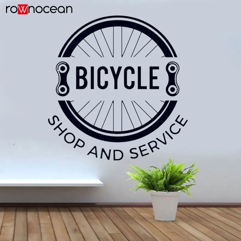 Bicycle Shop And Service Wall Sticker Vinyl Home Decor Bike Tire Chain Design Window Decal Mural Decor Interior Custom Size 3401
Bicycle Shop And Service Wall Sticker Vinyl Home Decor Bike Tire Chain Design Window Decal Mural Decor Interior Custom Size 3401