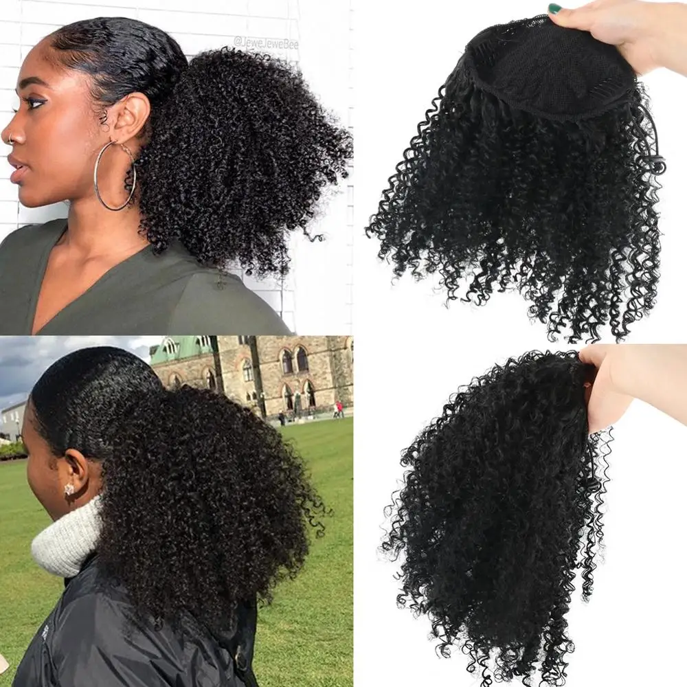 Deyngs Draw string Puff Afro Kinky Curly ponytail African American Short Wrap Synthetic clip in ponytail Hair Extensions 8inch
Deyngs Draw string Puff Afro Kinky Curly ponytail African American Short Wrap Synthetic clip in ponytail Hair Extensions 8inch