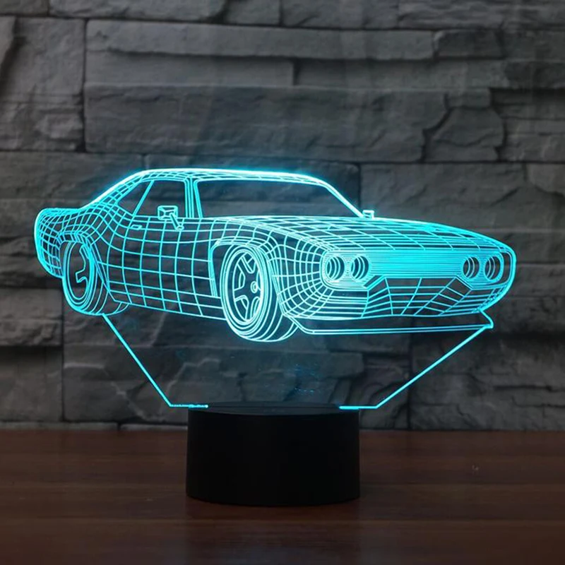 Автомобильный 3D ночник, лампа для частных автомобилей, Usb 7 видов цветов, сменный сенсорный выключатель, светодиодная внутренняя лампа для спальни, праздничная декоративная лампа
Автомобильный 3D ночник, лампа для частных автомобилей, Usb 7 видов цветов, сменный сенсорный выключатель, светодиодная внутренняя лампа для спальни, праздничная декоративная лампа