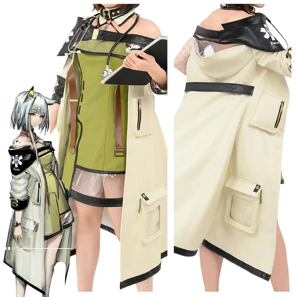 Game Arknights Kal'tsit Cosplay Costume Dress Full Set Halloween Carnival Costumes For Women Female Custom Made
Game Arknights Kal'tsit Cosplay Costume Dress Full Set Halloween Carnival Costumes For Women Female Custom Made