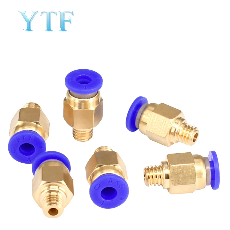 PC4-M6 Pneumatic Straight Connector Brass Part For MK8 OD 4mm 2mm Tube For3D Printer Part
PC4-M6 Pneumatic Straight Connector Brass Part For MK8 OD 4mm 2mm Tube For3D Printer Part