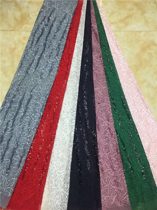 2019 Popular design high end wedding /party dress lace fabric 5 yards per lot Ghana net lace fabric for dress
2019 Popular design high end wedding /party dress lace fabric 5 yards per lot Ghana net lace fabric for dress