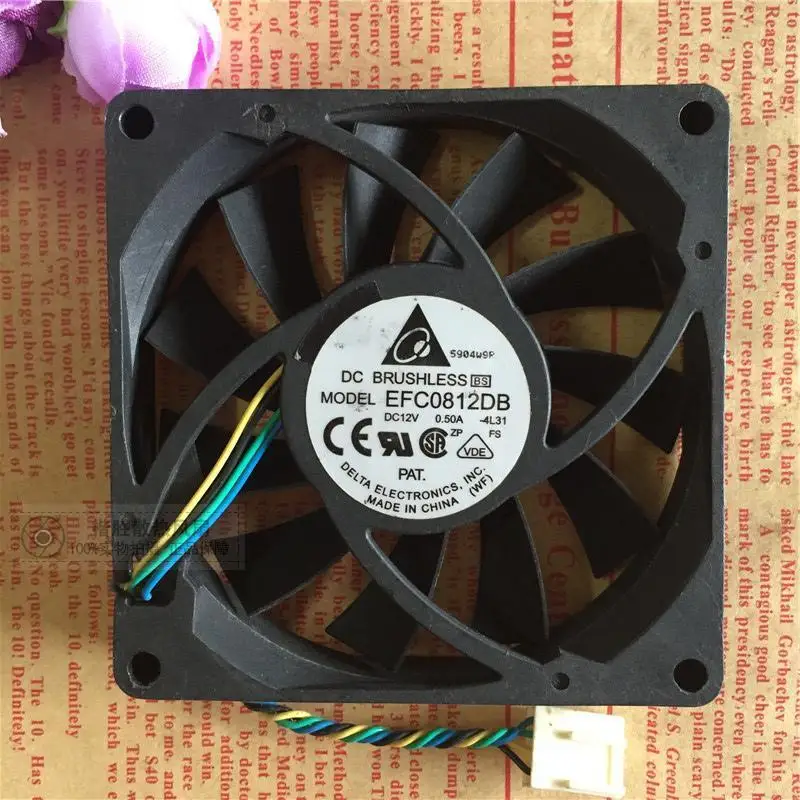 Натуральная Для Delta EFC0812DB 8015 12V 0.50A 8 см 80*80*15 мм PWM 4-строчный Скорость Управление воздушный вентилятор
Натуральная Для Delta EFC0812DB 8015 12V 0.50A 8 см 80*80*15 мм PWM 4-строчный Скорость Управление воздушный вентилятор