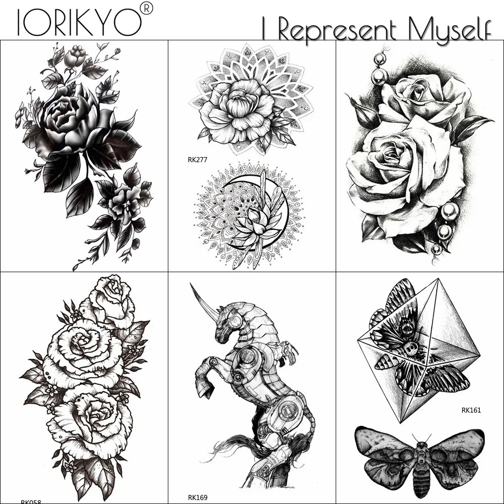IORIKYO Black Henna Flower Chains Temporary Tattoo Stickers Women Body Art Arm Fake Tatoos Sketch Moth Girls Waterproof Tattoo
IORIKYO Black Henna Flower Chains Temporary Tattoo Stickers Women Body Art Arm Fake Tatoos Sketch Moth Girls Waterproof Tattoo