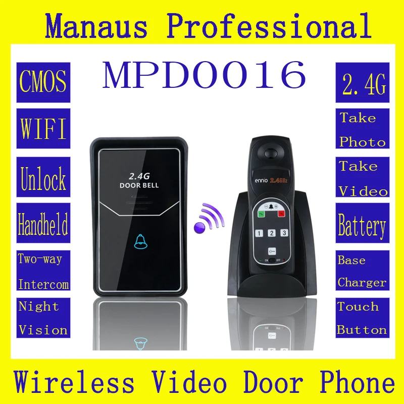D16b New High Quality 2.4G Digital Wireless Intercom System Door Bell wireless remote unlock
D16b New High Quality 2.4G Digital Wireless Intercom System Door Bell wireless remote unlock