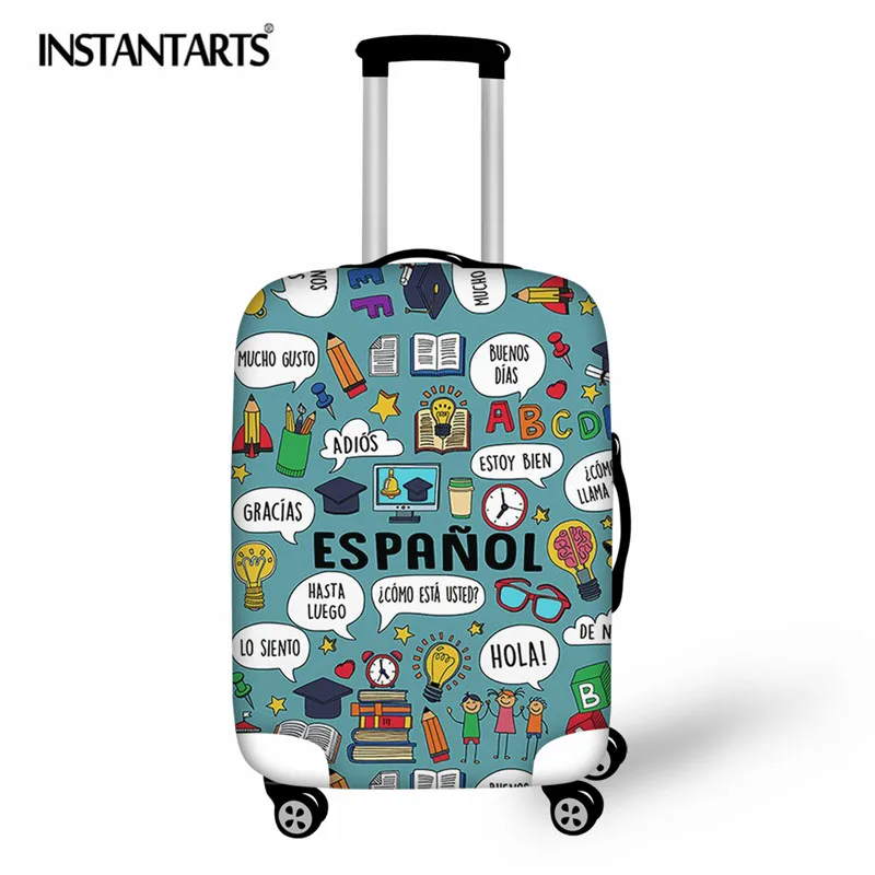 INSTANTARTS Spanish Teacher Travel Luggage Suitcase Protective Cover Trolley Case Travel Luggage Dust Cover Travel Accessories
INSTANTARTS Spanish Teacher Travel Luggage Suitcase Protective Cover Trolley Case Travel Luggage Dust Cover Travel Accessories